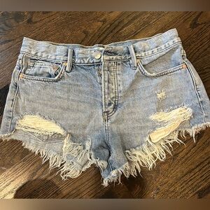 Free People “We the Free” Cutoff Denim Shorts